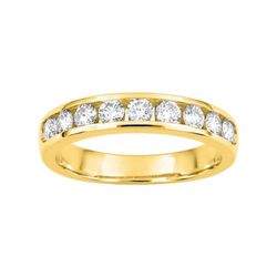 Anillo Oro 18kts Argyor-MRM (18)3L029JB2 Semi-alianza Diamantes 0,70ct