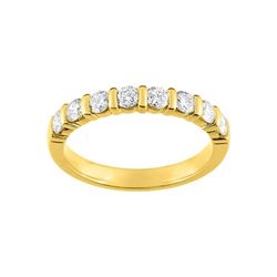 Anell Or 18kts Argyor-MRM (18)3L037JB2 Semi-aliança Diamants 0,65ct