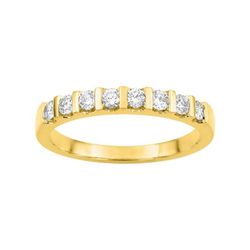 Anillo Oro 18kts Argyor-MRM (18)3L073JB2 Semi-alianza 8 Diamantes 0,50ct