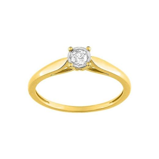 18kt Gold Ring Argyor-MRM (18)QC075XB4 Diamond Engagement