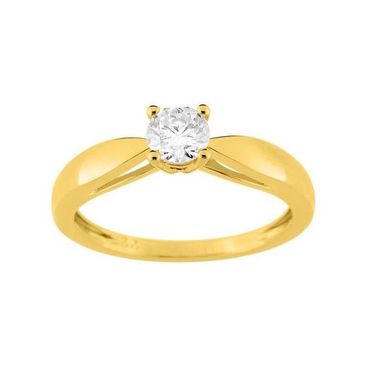 Anel de ouro 18k Argyor-MRM (18)QT019JB4 com diamantes para noivado