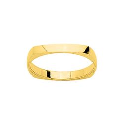 Anillo Oro 18kts Argyor-MRM 2,5mm (18)E25J Alianza Clásica Cuadrada