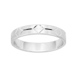Anillo Oro 18kts Argyor-MRM 3.5mm (18)316G35 Alianza Con Rombos