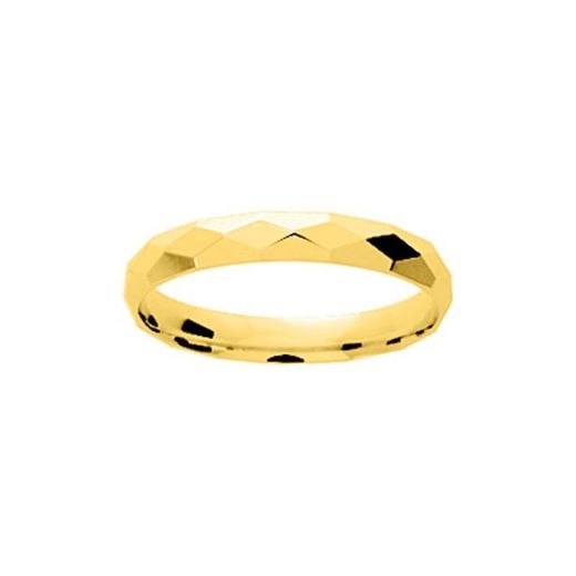 Anel de ouro 18k Argyor-MRM 3mm (18)148J30 Aliança de losango elegante