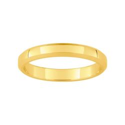 Anillo Oro 18kts Argyor-MRM 3mm (18)CDB30JB Alianza Clásica Semi-bombeada