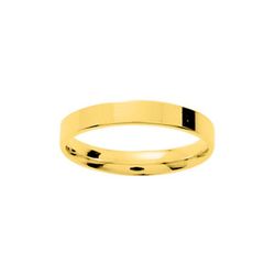 Bague en or 18 carats Argyor-MRM 3 mm (18)DLJ30 Alliance Confort Plate Classique