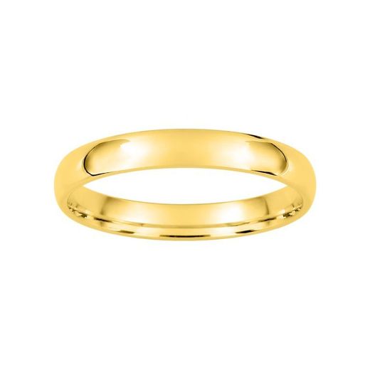Bague en or 18 carats Argyor-MRM 3 mm (18)JP30J Alliance canne parisienne classique