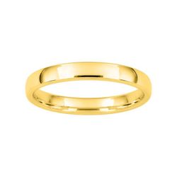 18kt Goldring Argyor-MRM 3mm (18)LJ30 Klassischer halbrunder Ehering