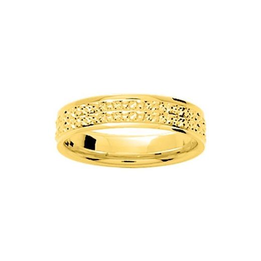 18kt Goldring Argyor-MRM 4,5mm (18)021J45 Geriffelter Alliance