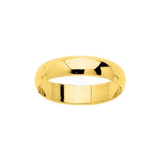 18kt Goldring Argyor-MRM 4,5mm (18)DJ45JA Klassischer halbrunder Ehering