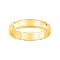 Anillo Oro 18kts Argyor-MRM 4mm (18)CDB40JB Alianza Clásica Semi-bombeada
