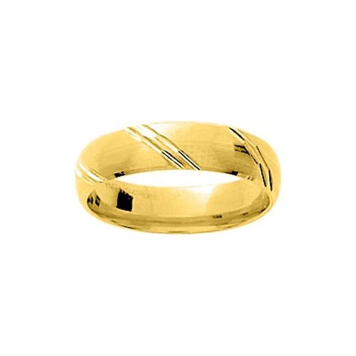 18kt Goldring Argyor-MRM 5mm (18)026J50 Geriffelter Alliance