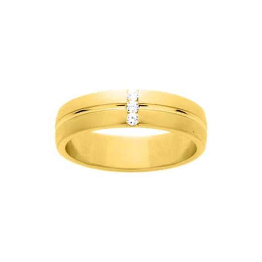 Anell Or 18kts Argyor-MRM (18)131J50D Aliança Diamants 0,02ct