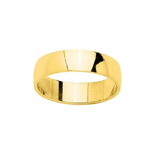 Anillo Oro 18kts Argyor-MRM 5mm (18)DB50JB Alianza Clásica Semibombeada