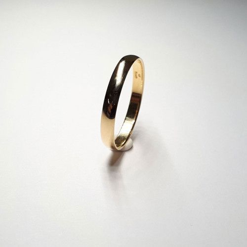 Anillo Oro 18kts Aro Liso 3mm A30/401