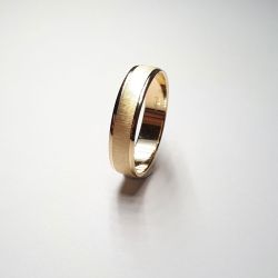 Anillo Oro 18kts Bisel Brillante 4mm A30/567