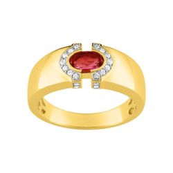 Anillo Oro 18kts Christian Bernard (18)7P071BRB2 Diamantes 0,10ct Con Rubí