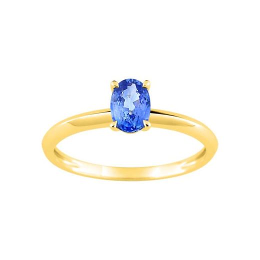 Anillo Oro 18kts Christian Bernard (18)7VX010JSC Zafiro Central