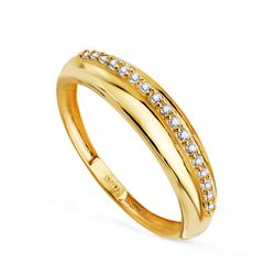 Anillo Oro 18kts Circonitas 19723 4,8mm