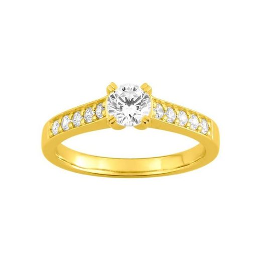 Anillo Oro 18kts Espace Diamant (18)EA008KJB1 Diamante G-VS 0,50 ct + 0,25 ct
