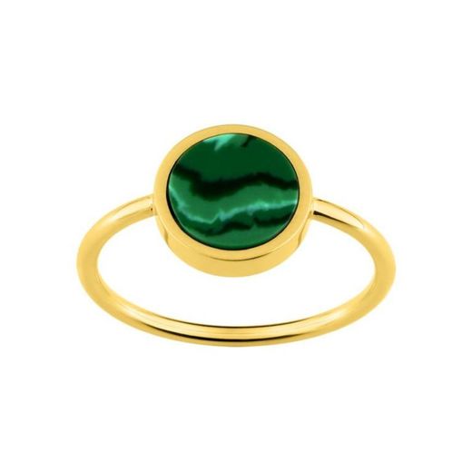 Bague en or 18 carats Joelli (18)J10003.N0 Minéral Malachite