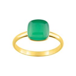 Anillo Oro 18kts Joelli (18)J10005.H0 Candy Agata Verde