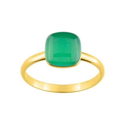 Joelli 18kt Gold Ring (18)J10005.H0 Candy Green Agate