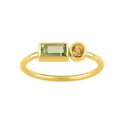 Anillo Oro 18kts Joelli (18)J10009.B0 Chromatic Peridoto Citrino
