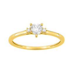 Anillo Oro 9Kts (9)9KLGD145Y Diamantes Laboratorio 0,21ct