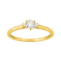 Anillo Oro 9Kts (9)9KLGD146Y Diamantes Laboratorio 0,22ct