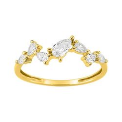 Anillo Oro 9Kts (9)9KLGD152Y Diamantes Laboratorio 0,49ct