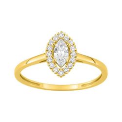 Anillo Oro 9Kts (9)9KLGD165Y Diamantes Laboratorio 0,33ct