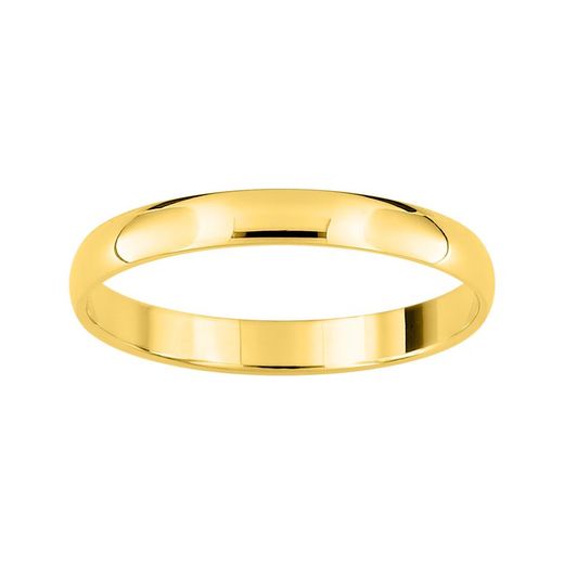 9kt Gold Ring Argyor-MRM 2.5mm (9)AR9710J25 Half Round Wedding Band