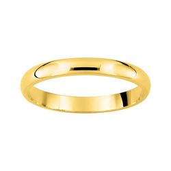 Anillo Oro 9kts Argyor-MRM 2,5mm (9)AR9720J25 Alianza Media Cańa Lisa