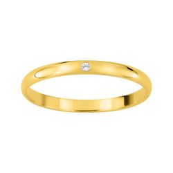 Anillo Oro 9kts Argyor-MRM 2mm (9)AR9711J20 Alianza Diamante 0,01ct