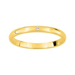 Anillo Oro 9kts Argyor-MRM 2mm (9)AR9721J20 Alianza Diamante 0,01ct