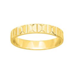 Anillo Oro 9kts Argyor-MRM 3,5mm (9)9K314J35 Fantasía Octágonos Separados