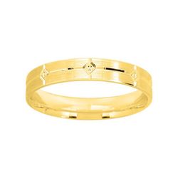 Anillo Oro 9kts Argyor-MRM 3,5mm (9)9Y312J35 Alianza Fantasia