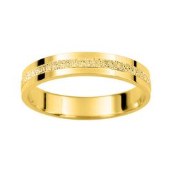 Anillo Oro 9kts Argyor-MRM 3,5mm (9)AR9533J35 Alianza Media Cańa Con Biseles