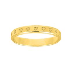 Anillo Oro 9kts Argyor-MRM 3mm (9)9K266J30 Corazón Grabado Láser