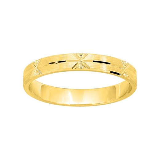 Anel de ouro 9kt Argyor-MRM 3mm (9)9K317J30 Triângulos de fantasia