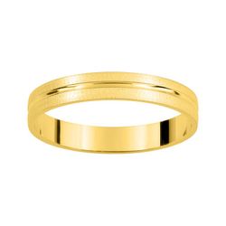 Anillo Oro 9kts Argyor-MRM 3mm (9)AR9474J30 Alianza Media Cańa Ranura