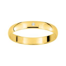 Anillo Oro 9kts Argyor-MRM 3mm (9)AR9711J30 Alianza Diamante 0,01ct