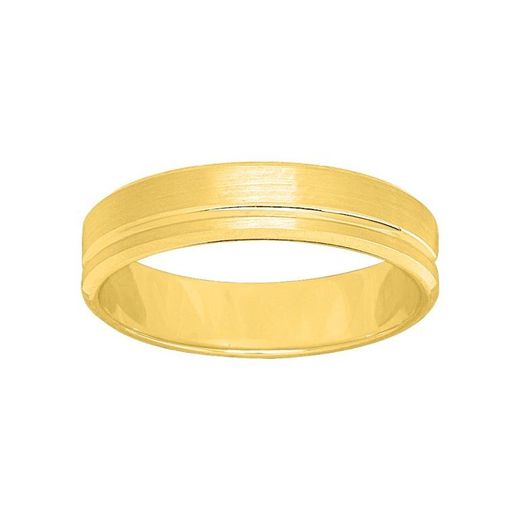 Anel de ouro 9kt Argyor-MRM 4,5 mm (9)9M010J45 Aliança ranhurada