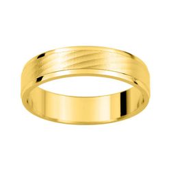 Anillo Oro 9kts Argyor-MRM 4,5mm (9)AR9520J45 Alianza Plana Con Biseles