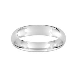 Anillo Oro Blanco 9kts Argyor-MRM 4mm (9)9112340 Clásica Media Cańa
