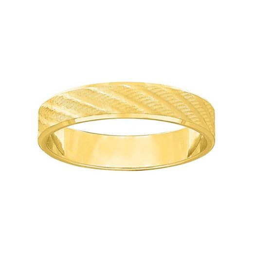 Bague en or 9 carats Argyor-MRM 4 mm (9)9K309J40 Comfort Fantasy