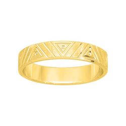 Anillo Oro 9kts Argyor-MRM 4mm (9)9K319J40 Fantasía Triángulos