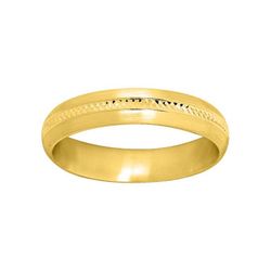 Anillo Oro 9kts Argyor-MRM 4mm (9)9Y238J40 Alianza Fantasia