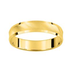 Anillo Oro 9kts Argyor-MRM 4mm (9)AR9308J40 Alianza Concava Facetada
